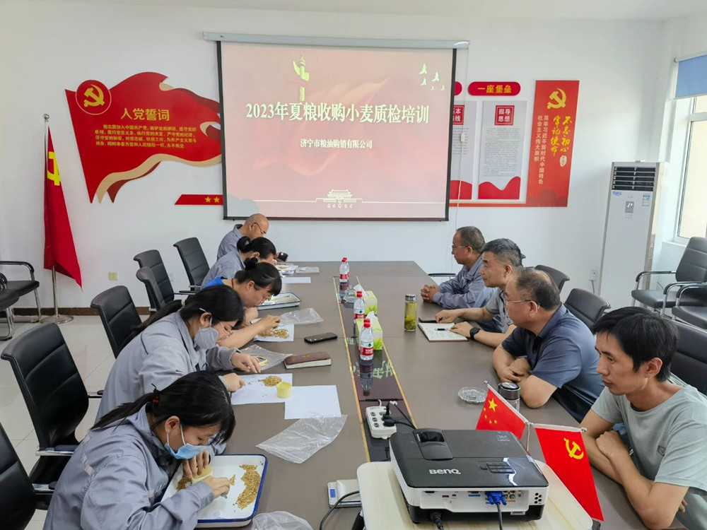 惠丰集团组织开展2023年度夏粮收购小麦质检培训会