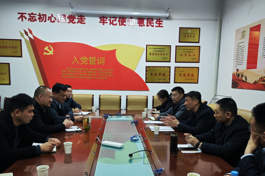 社企共建聚合力 双向赋能促发展 古槐街道到访惠丰粮食集团洽谈合作