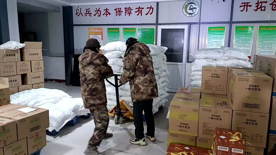 春节“备战”纪实|军粮供应站全力保障春节军民需求