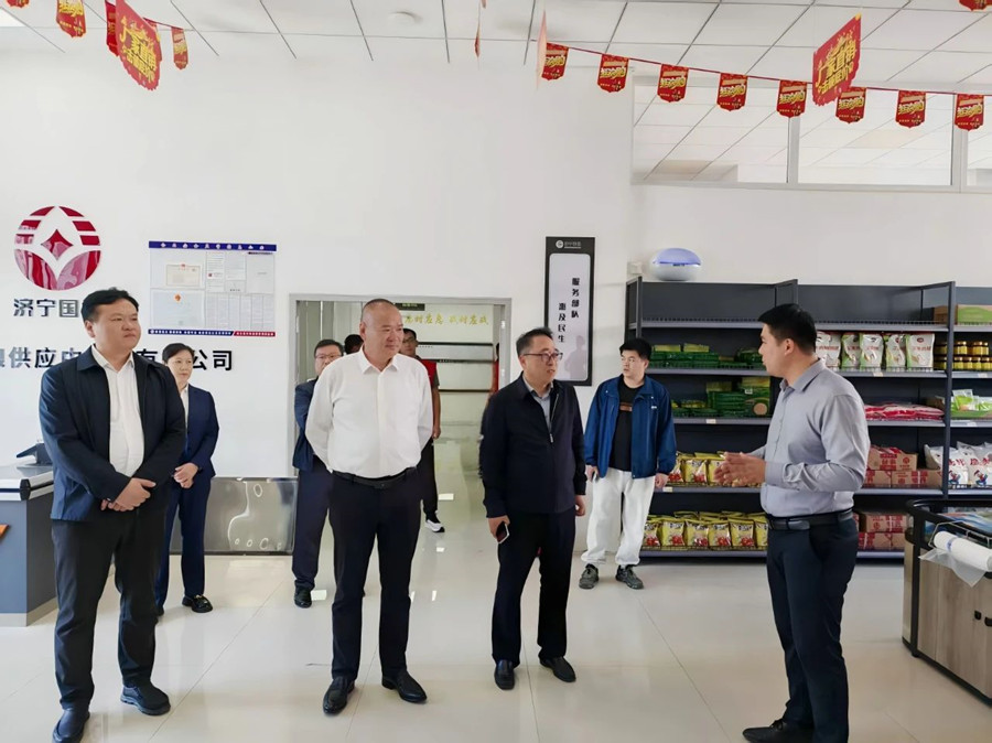 深化战略协作 北京古船食品有限公司常务副总经理王麒麟一行到军粮供应站考察交流