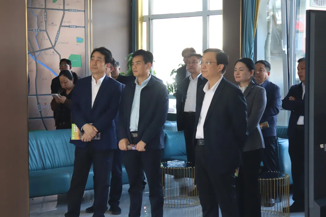 市委常委、副市长张东一行到国投·麷街调研“双圈融合”试点建设