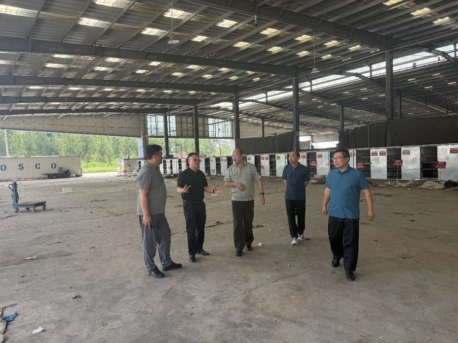 惠丰集团考察国投食品集采配送供应平台场地筹建工作